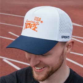 Sprints Structured Running is Dope VP Performance Cap | The Lightweight, Quick Dry, Sport Hat, One Size, Unisex (Running USA is Dope)