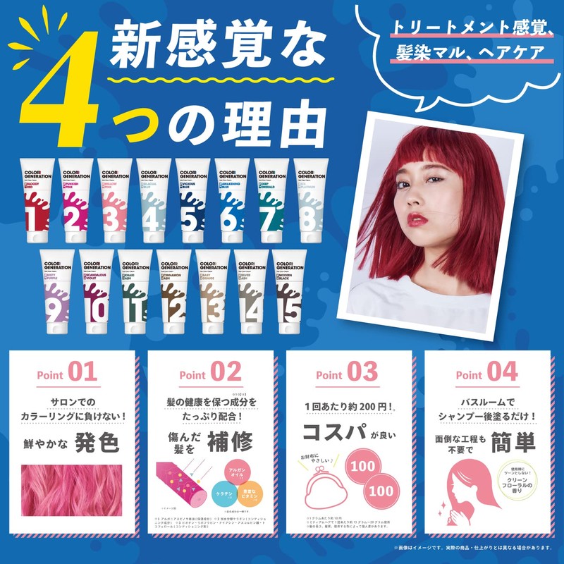 COLORR GENERATION SILVER ASH Color Hair Cream 5.3 oz (150