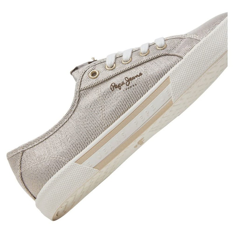 Pepe Jeans Women's Brady Party W Trainers, Yellow gold