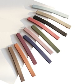 MZSX Metal Hair Clips, Hair Snap Clips Hair Accessories for Women Girls, Fashion Hair Pins, Gold Hair Clips, 10 Colours (6.7 cm x 0.7 cm), Hair Pins, Bridal Jewellery, Pack of 10