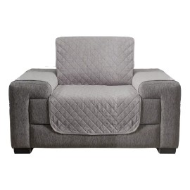 Vianney Protector De Sillon Individual Gris Neutral Vianney 2 Vistas
