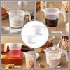 2PCS Measuring Cups, MONGSEW Plastic Liquid Measuring Cup for Liquids,