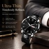Ultra-Thin Men’s Watch for Business & Casual Wear – Luminous