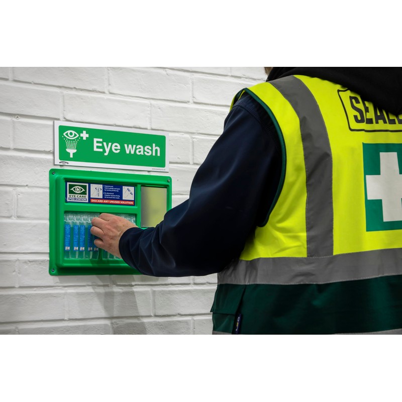 Safe Conditions Safety Sign - Eye Wash - Rigid Plastic