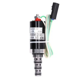 Rotary Solenoid Valve Stainless Steel Hydraulic Pump Control Valve for Kobelco SK200‑6E SK200‑3