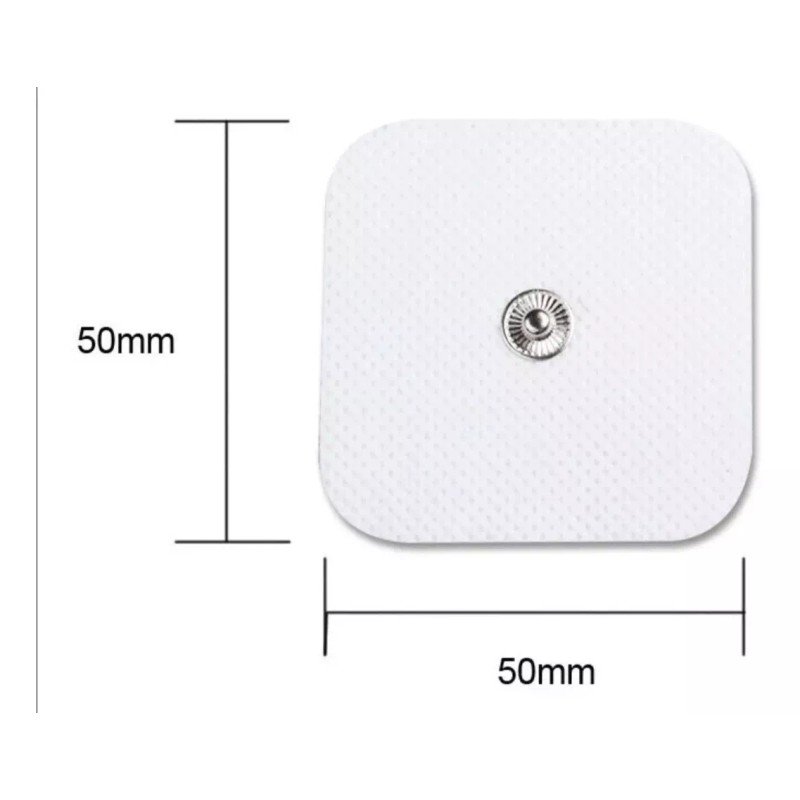 Tens Ems 100 Electrodos 5x5 Cm Beurer Em-41 Em-49-80 Hivox