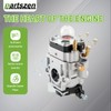 partszen CM46BT CMXGAAH46BT Carburetor Carb Fit for Craftsman 46cc Backpack