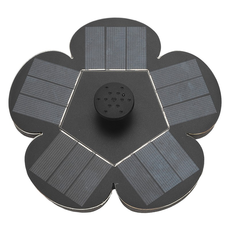 Solar Fountain Solar Powered Plum Blossom Style Fast Start Up