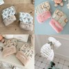 Aesthetic Pattern Kickboard & Scooter Hand Warmer Gloves for Children & Toddlers - Winter Warmth Item Teddy Bear Brown