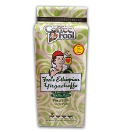The Coffee Fool Fool's Ethiopian Yirgacheffe Whole Bean Coffee, 0.78 Ounce