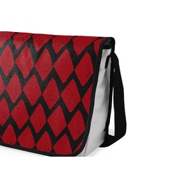 Le Jardin du Lin Digital Printed Messenger School Bags with Black Strap for Girls and Boys, Back to School, Messenger Bags for Students, Shoulder Bags, Size: 29 x 36 cm