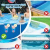 Forhandy Pack of 4 Pool Drink Holder, Water Cup, Hanging