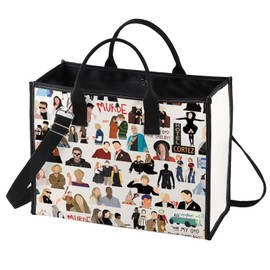 LEVLO American Story Makeup Bag Horror Story Fans Gift Horror TV Show Character Zipper Pouch Bag Horror Story Series Merch, Murde LT, Make Up Bag