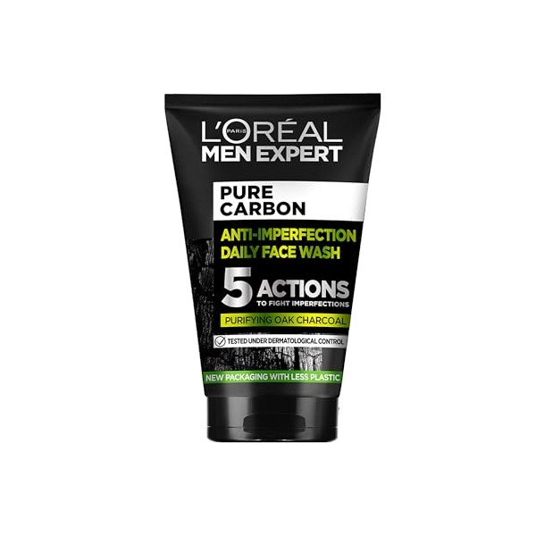 L'Oréal Paris Men Expert Limpiador facial en gel Pure Charcoal