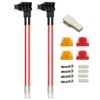 KILIGEN 2-Piece 12V/24V Mini Dual Port Fuse Tap Circuit Addition,