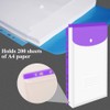 Document Folder A4 Vakki Pack of 12 Transparent Document Bag