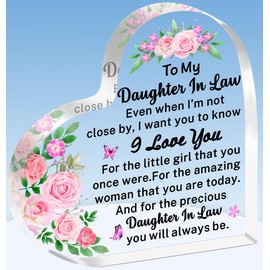 TTOVEN Daughter in Law Gifts Daughter in Law Birthday Gifts from Mother in Law Daughter in Law Wedding Gifts Christmas Mothers Day Gifts