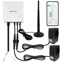 WiFi Energy Monitor with 2 * 500A Clamps, Real-Time Electricity Tracking, Smart Home Power Management