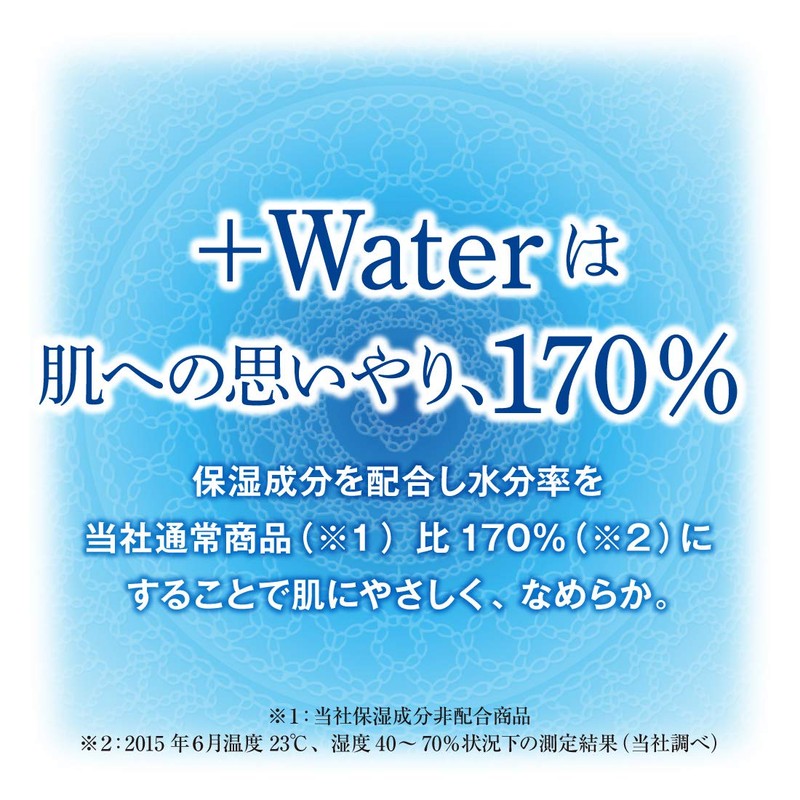 エリエール ポケットティシュー プラスウォーター(+Water) 14組×14セット パルプ100%