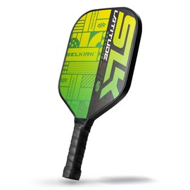 SLK Latitude 2.0 Pickleball Paddle | G4 Graphite Pickleball Paddle Face | Rev-Core+ Technology with SpinFlex Surface | Redesigned for Performance and Control