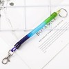 Sourcingmap Coiled Lanyard, 8.7" Spiral Spring Coil Keychain Cord Anti-lost
