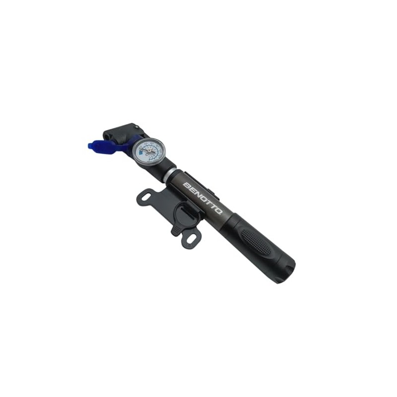 Benotto Bomba M25B-01 Mini Aluminio Mango Retractil V.A/V.F 5 Bar/60