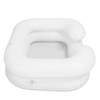 Bedside Shampoo Basin PVC Inflatable Hair Washing Basin with 3.3ft