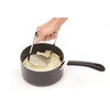 KitchenCraft Round Potato Masher with Short Handle, Stainless Steel, 7