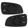 2PCS Outside Rear View Mirror Glass Left Right Self Adhesive
