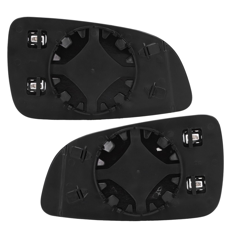 2PCS Outside Rear View Mirror Glass Left Right Self Adhesive