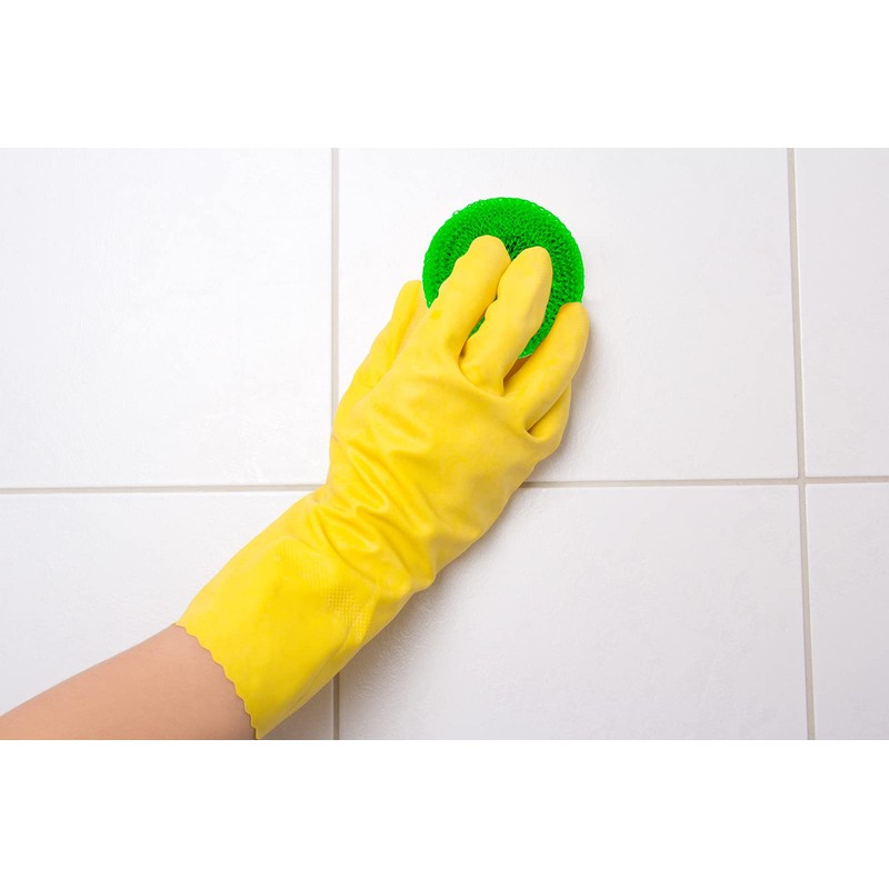 DecorRack 6 Mesh Scourers, Premium Non-Scratch Plastic Scourers, Stain Removing