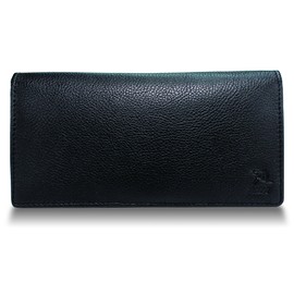 Arnold Palmer 4AP3302 Cowhide Leather Long Wallet Billfold Men's Gift Black (BK)