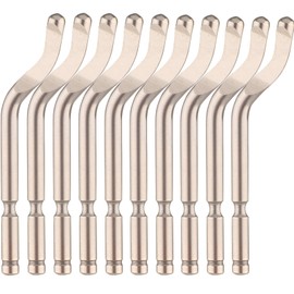 10PCS Deburring Blades BS1018 S100 Cobalt Deburring Blades Tool Saws Blades Metal Deburred Tool Deburr Cutters Trimming Scrapers Burr Removal Tool for Steel, Metal, Copper, High Hardness Metal