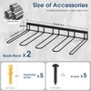 zacurter Boot Rack, Wader Hangers for wall, Metal Wall Mounted