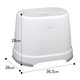 レック YUNOA ( ユノア ) 風呂いす 高さ28cm ( ニューホワイト ) 防カビ ・ 抗菌 BB-108
