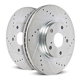 Power Stop JBR1156XPR Rear Evolution Drilled & Slotted Rotor Pair For Mazda 6 2006-2007 [Model Specific]