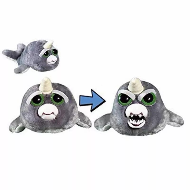 Feisty Pets Billy Blubberbutt the Narwhal Cute Plush Stuffed Animal