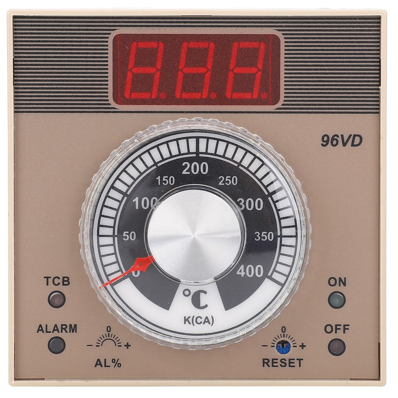 BERM Digital Display Temperature Controller Adjuster Thermostat with Knob BEM-96VD