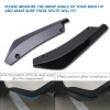 MTD Rear Bumper Lip Diffuser Splitter Canard For Dodge Charger