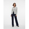 VERO MODA Female Blazer, Single-Breasted, Vmjulia, Light Grey Mix