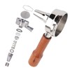 58mm Portafilter Single Head Extraction Solid Wood Handle Stainless Steel