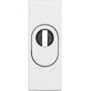 ABUS RSZS316 W SB Protective Escutcheon Plate with Cylinder Protection