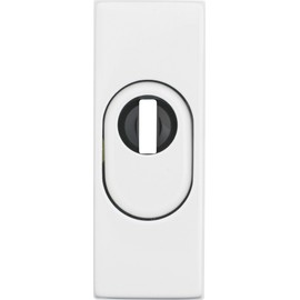 ABUS RSZS316 W SB Protective Escutcheon Plate with Cylinder Protection for Metal Doors White 09409