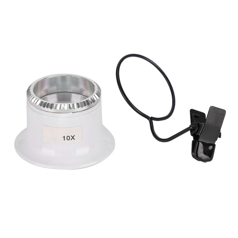 10X Clip On Watch Magnifying Glasses Repair Magnifier Loupe Jewelry