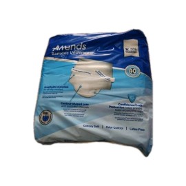 Attends Bariatric Underwear XXL Ultimate Absorbency 1 Case 4 Packs Of 12 Diapers