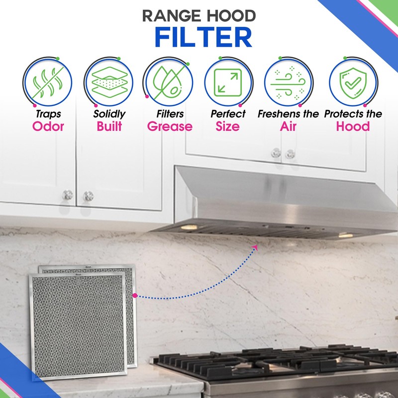 Stove Hood Vent Filter 11.6” x 11.2” BPQTF S99010317 Compatible