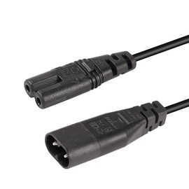 CERRXIAN 16 feet IEC 320 C7 to C8 power cable