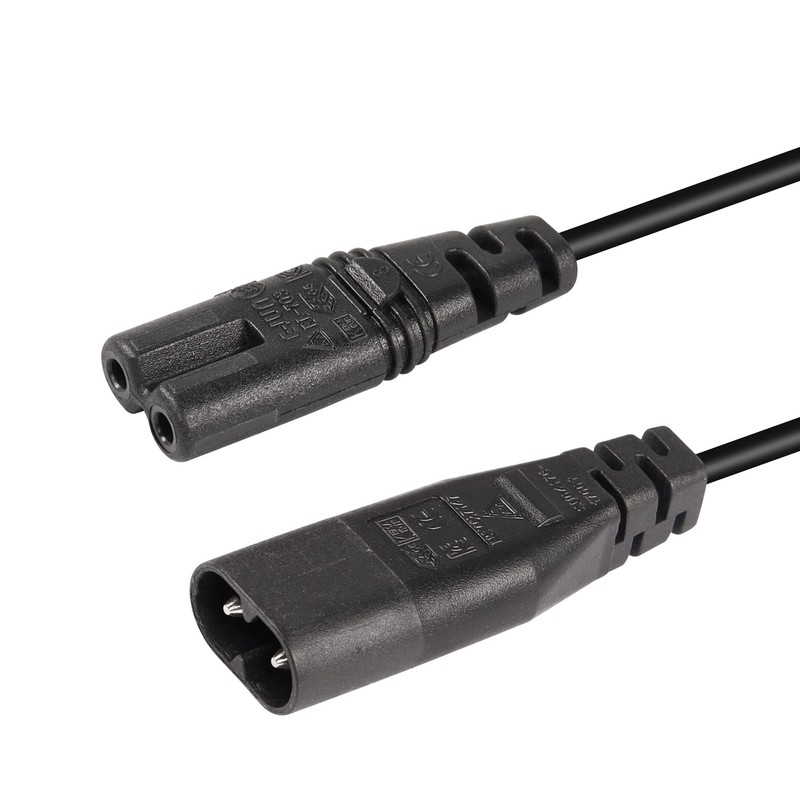 CERRXIAN 16 feet IEC 320 C7 to C8 power cable