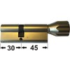 ABUS EC660 ECK660 Profil-Knaufzylinder Länge (a/b) Z30/K45mm (c=75mm) mit 6