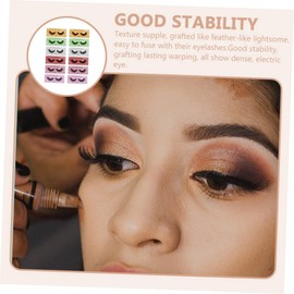 FRCOLOR 12pairs Dense False Eyelashes for Women Comfortable and Easy to Apply Eye Lashes for Daily Use and Special Occasions